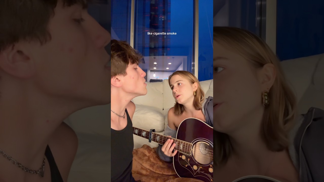 this one&rsquo;s called &lsquo;cigarette smoke&rsquo; 🚬 #couple #duo #harmony #originalsong #cigarettesmoke