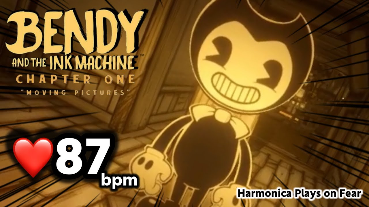 Exploring an Abandoned Cartoon Studio : Harmonica&Heart RateMonitor | Bendy and the Ink Machine