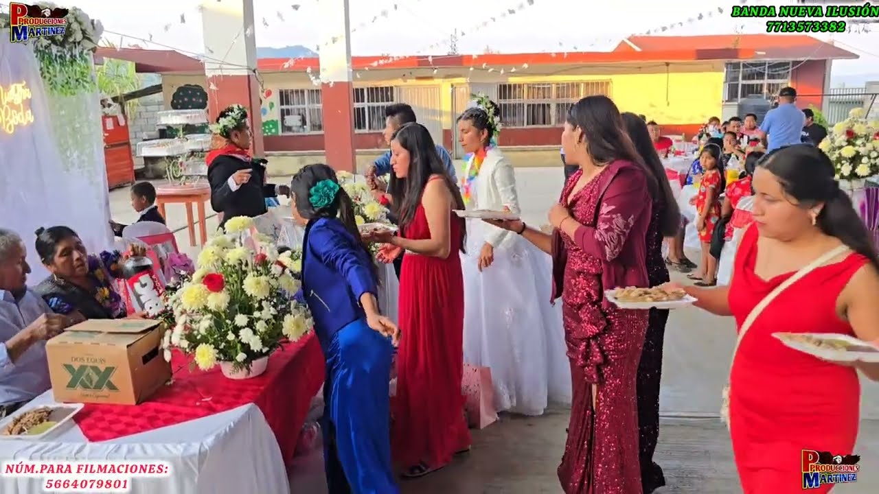 Banda de viento nueva ilusión en la fiesta en chiatitla yahualica hgo 