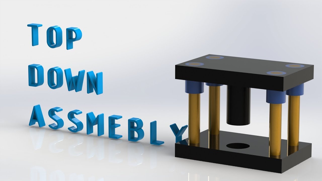 Solidworks Tutorial | Top Down Assembly | Press Tool | The Cadd | Sandy Dahme