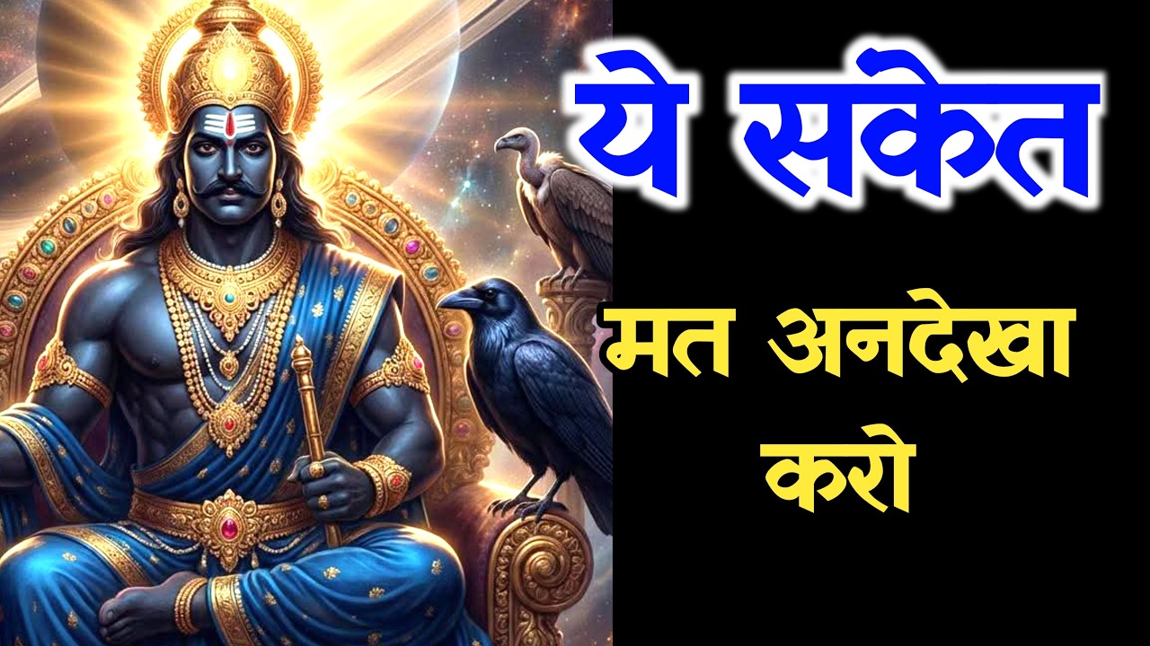 शनिदेव सीधे दंड नहीं देते, पहले चेतावनी देते हैं @BhagwanBlessings 