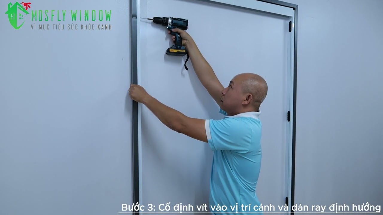 Hướng dẫn lắp đặt chi tiết cửa lưới xếp không ray hệ 45 hệ WB từ A đến Z   Mosfly Window