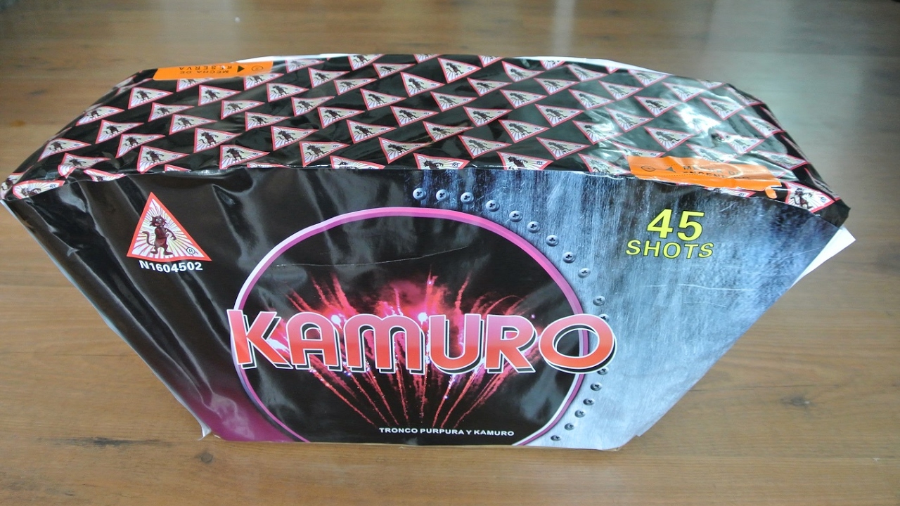 Batería Kamuro 45 Disparos Pirotecnia El Gato, S.L.