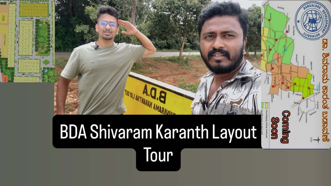 Inside BDA Shivaram Karanth Layout | Latest Site Visit.