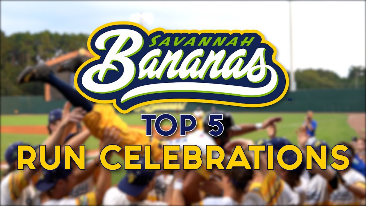 Top Five Baseball Celebrations After Scoring - The Savannah Bananas
