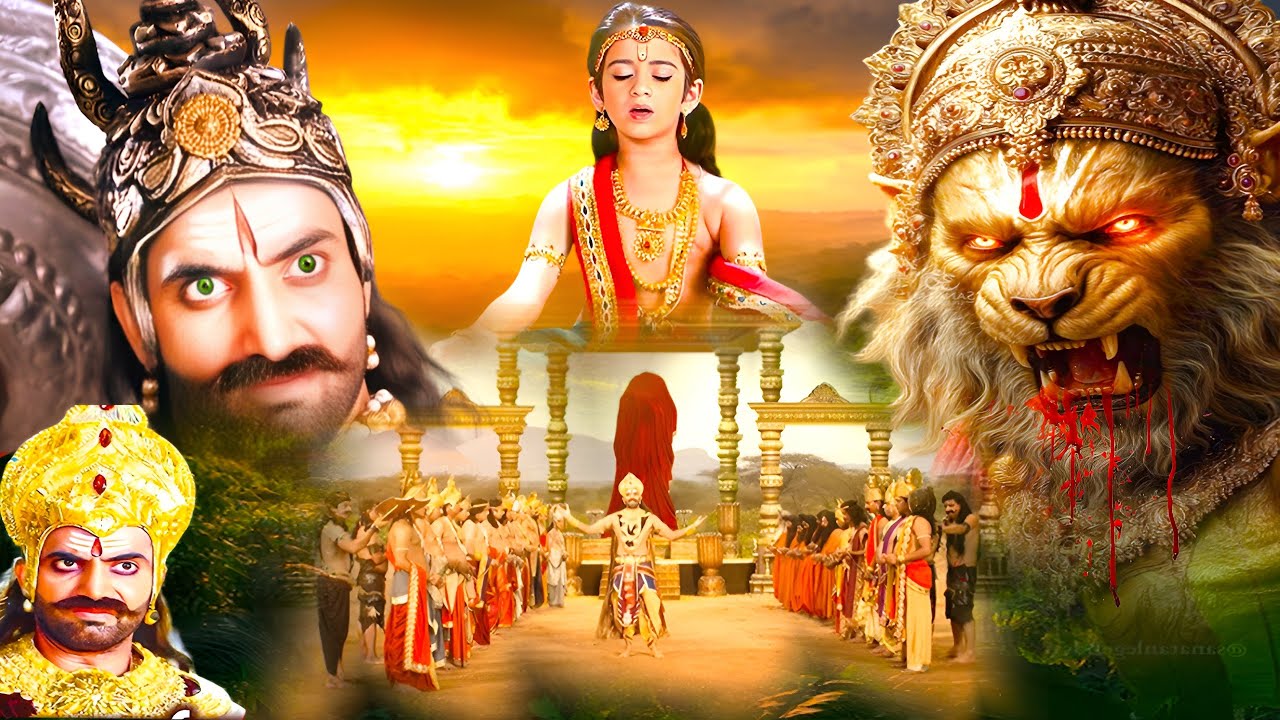 #hanuman हिरण्यकश्यप ने स्वर्ग लोक के सभी देवता को बंधक बनाया | Sankat Mochan Mahabali Hanuman