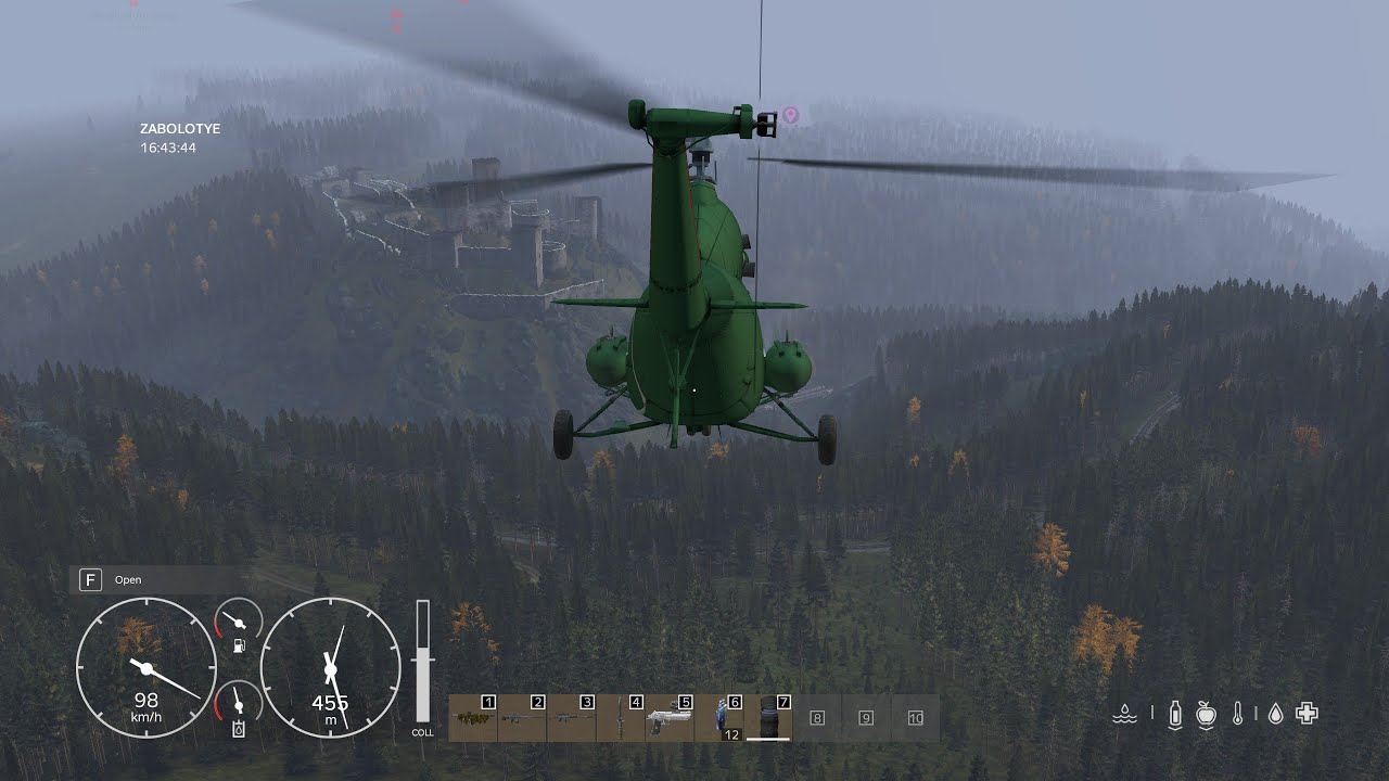 Dayz First chopper ride lol