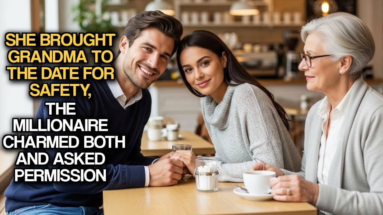 She Brought Grandma To The Date For Safety, The Millionaire Charmed Both And Asked Permission