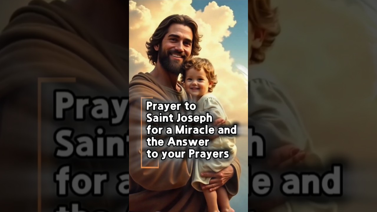Prayer to Saint Joseph for a Miracle and the Answer to your Prayers