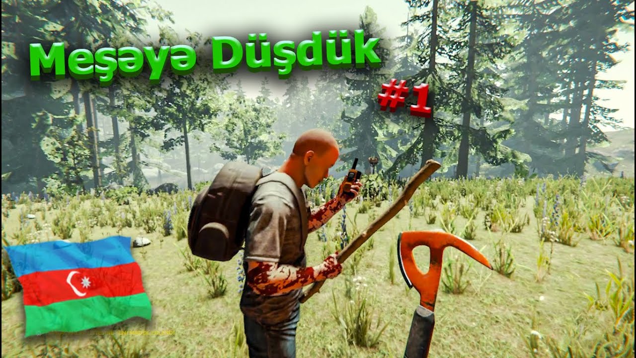 🤪EVİMİZ MEŞƏLİKDİ DOSTUMLA BİZİ NƏLƏR GÖZLƏYİR ? - The Forest