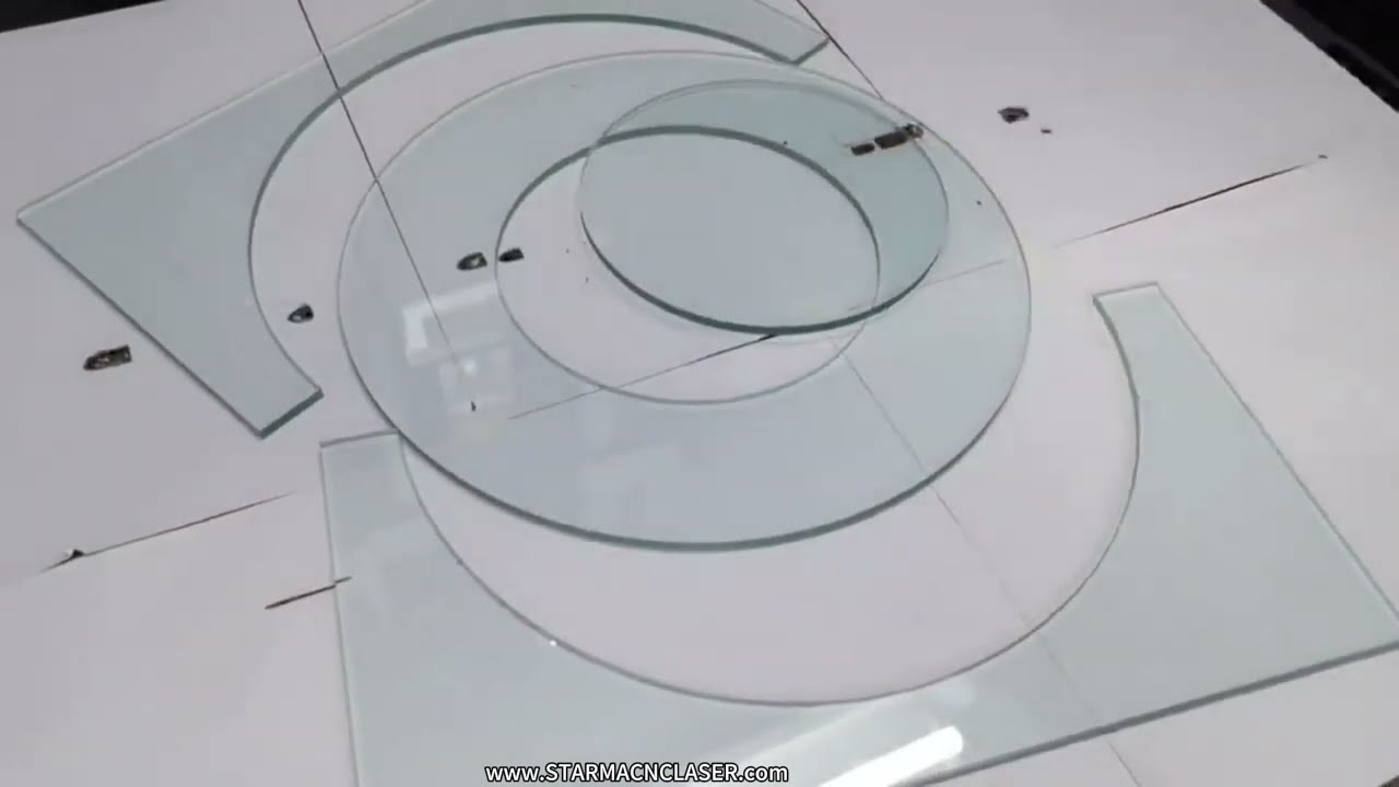 glass laser cutting machine with pico second 90W and 120W  with Full Inclosed Cover laser cutter