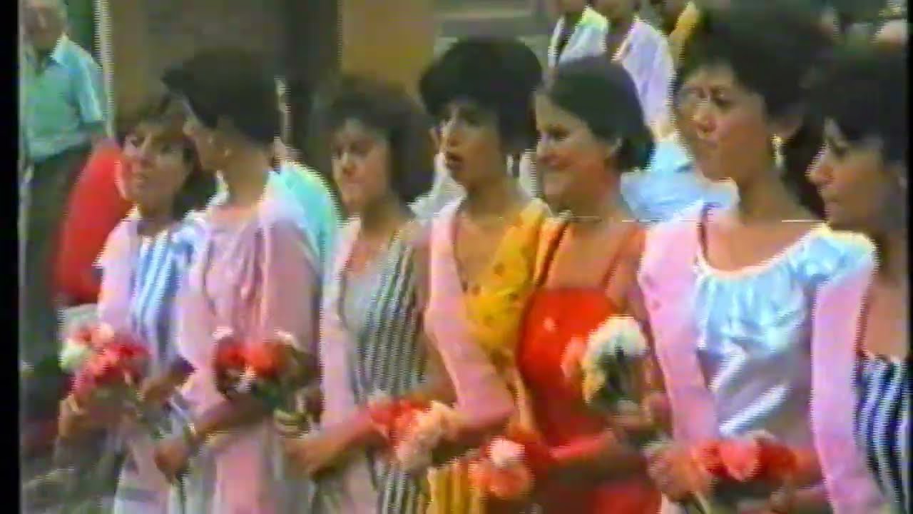 Tomelloso 1987: Desfile de Majorettes, tambores y cornetas