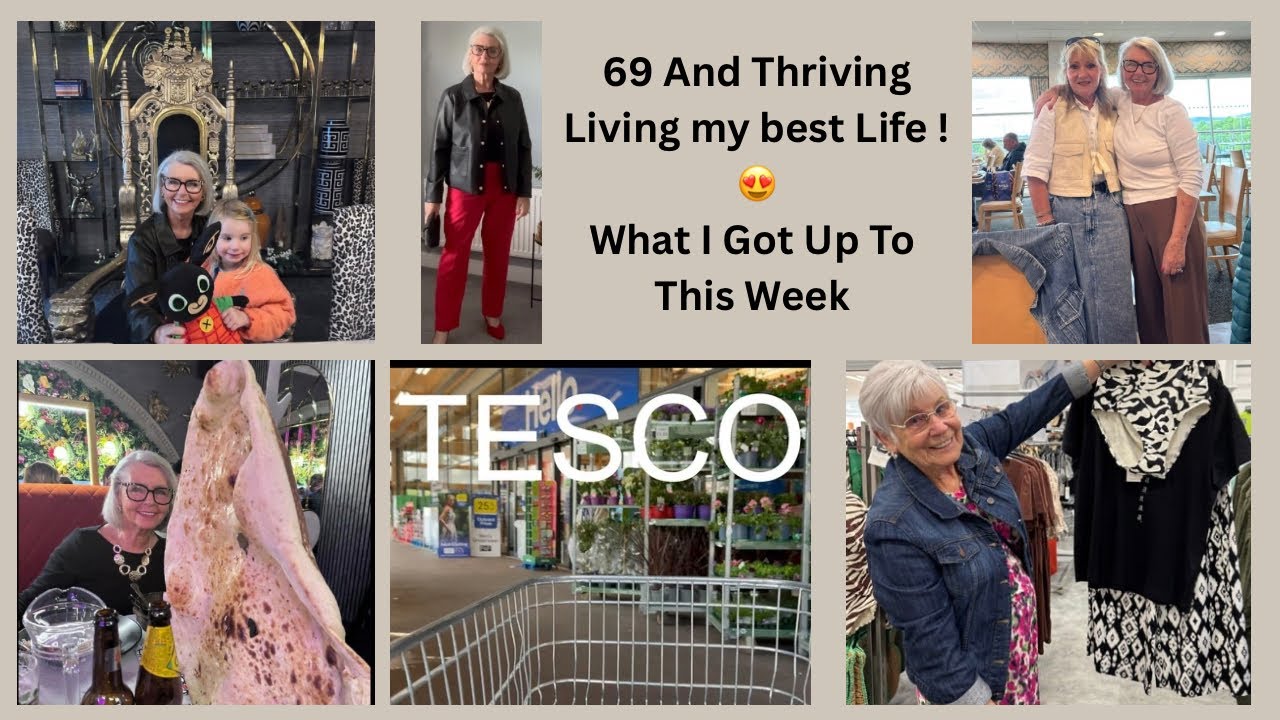 BITS AND BOBS OF LIFE THIS WEEK 💞 loving life at 69 yrs 💞#fashion #friends #tesco
