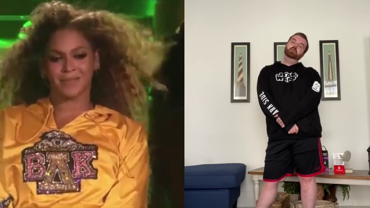 BEYONCE EVERYBODY MAD coachella choreography side by side