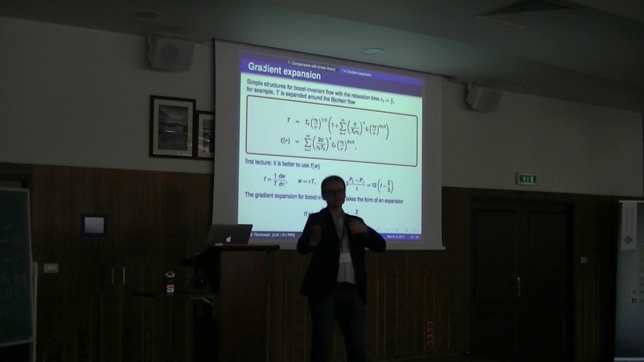 Wojciech Florkowski - Lecture 4