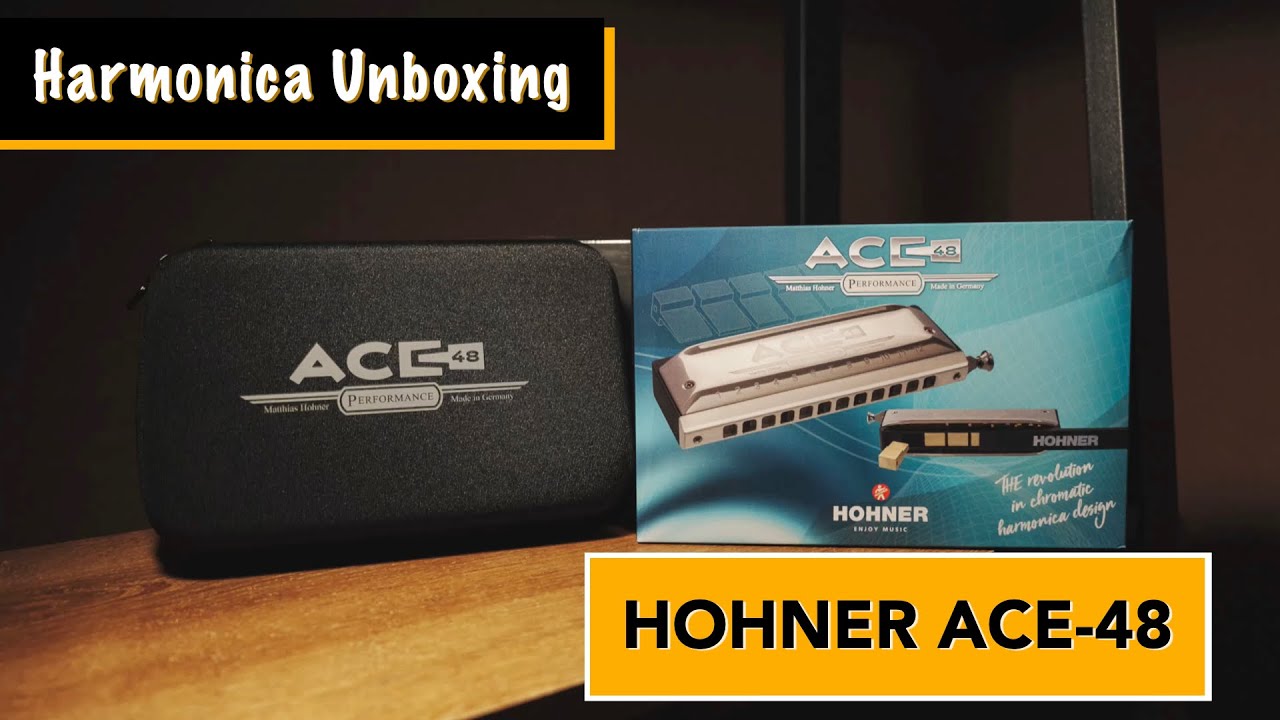 Unboxing the HOHNER premium Chromatic Harmonica // ACE 48