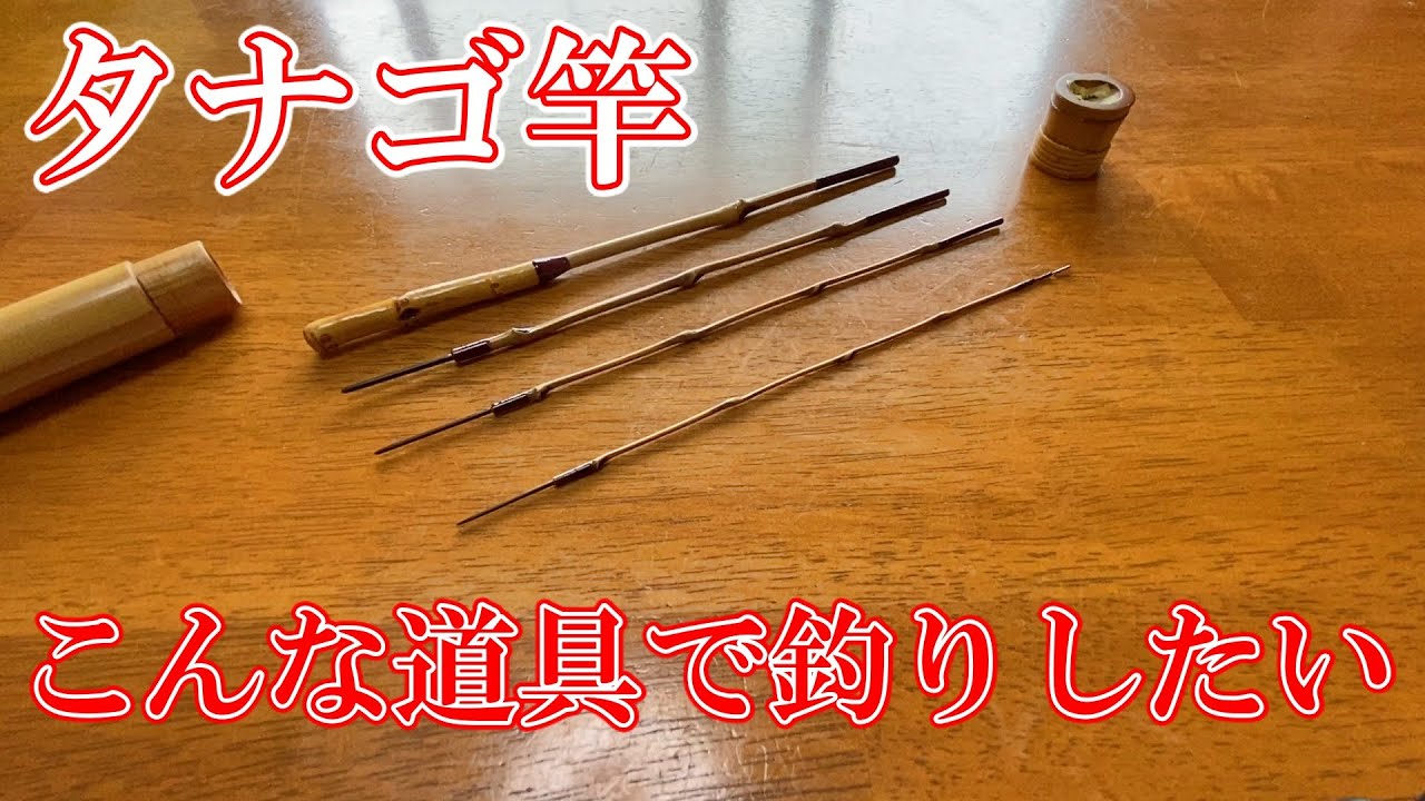 日本が誇るタナゴ釣り！コンパクトな竹竿を預かったが欲しくなっちゃった...