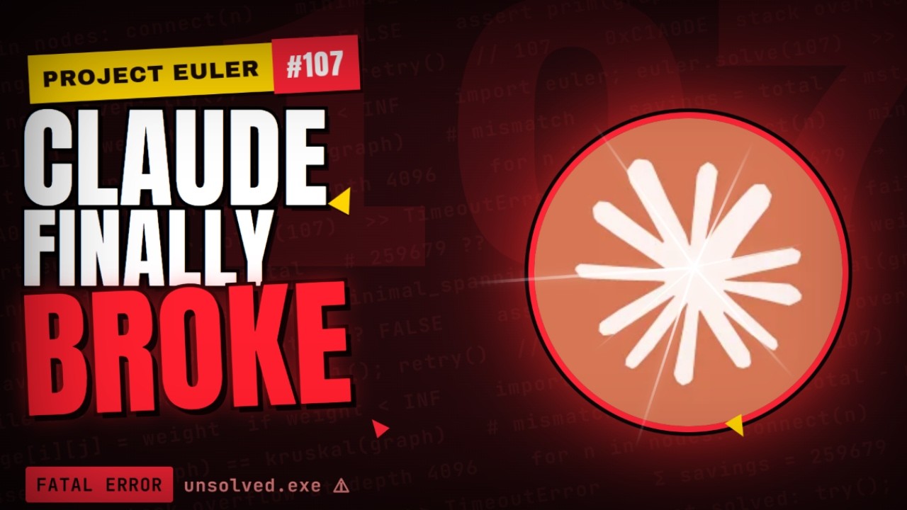 The problem that finally defeated Claude | Project Euler 107