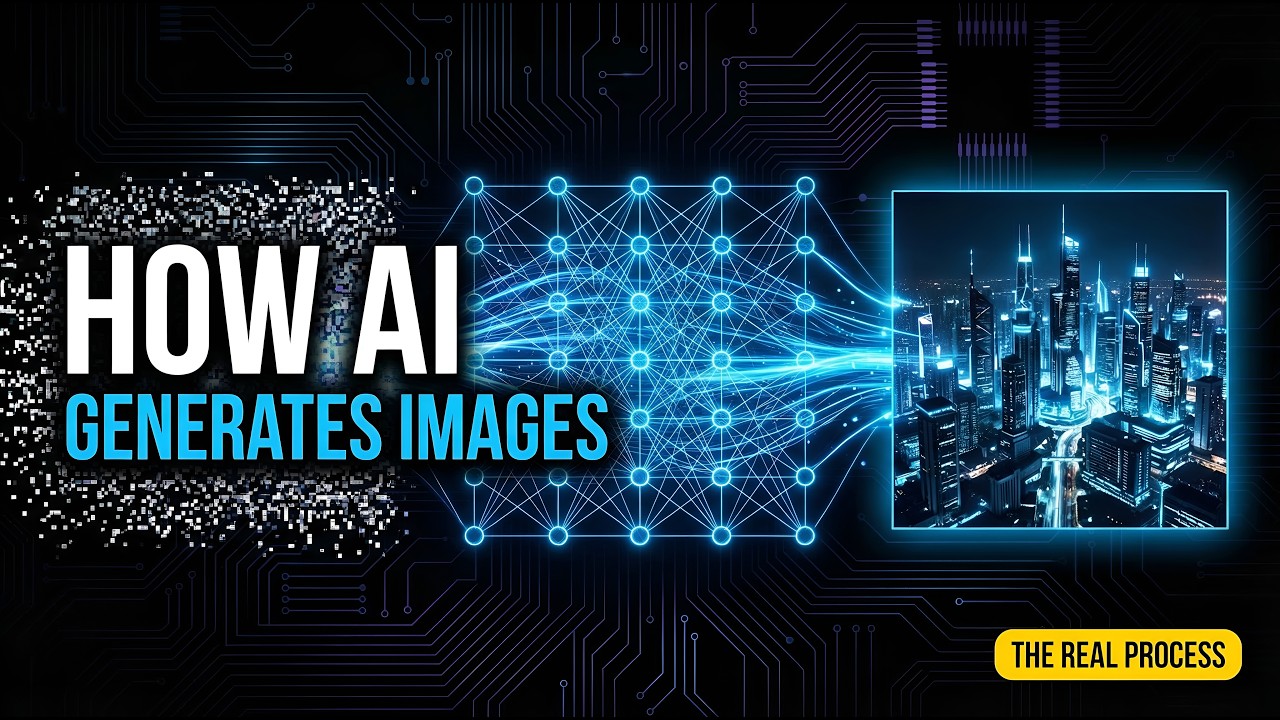 How AI generates images? | Full process