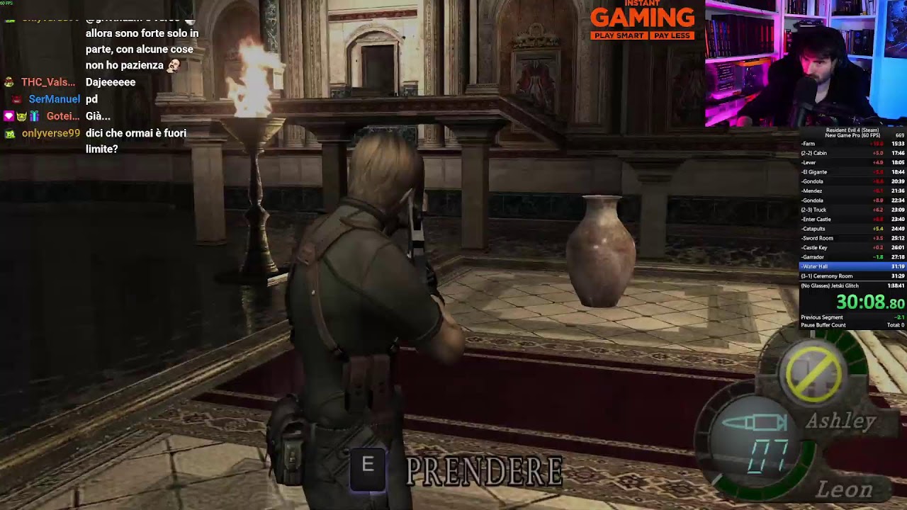 🔴 LIVE 🔴SPEEDRUN RE 4 OG🔴 PUNTIAMO IL RECORD ITA 🔴