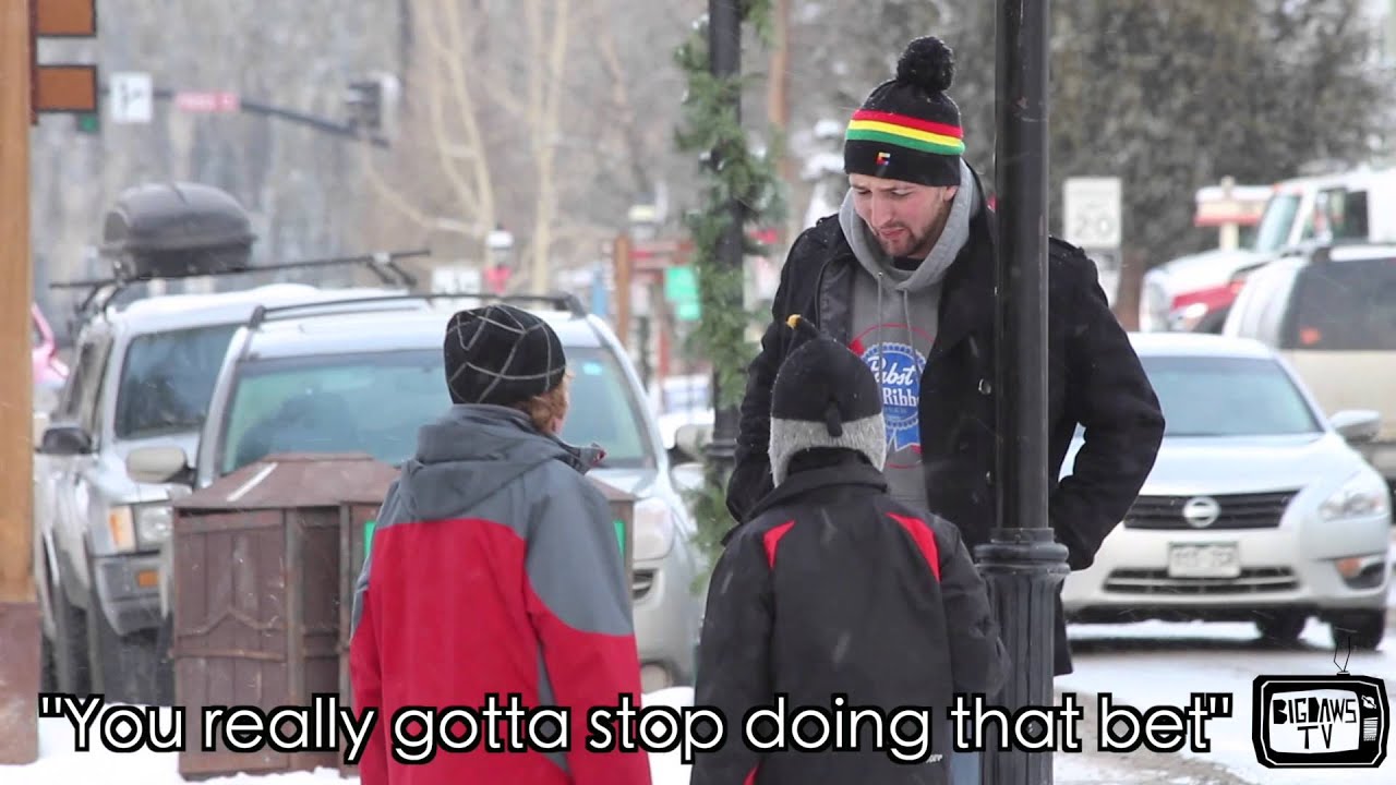 TONGUE STUCK TO POLE PRANK!!