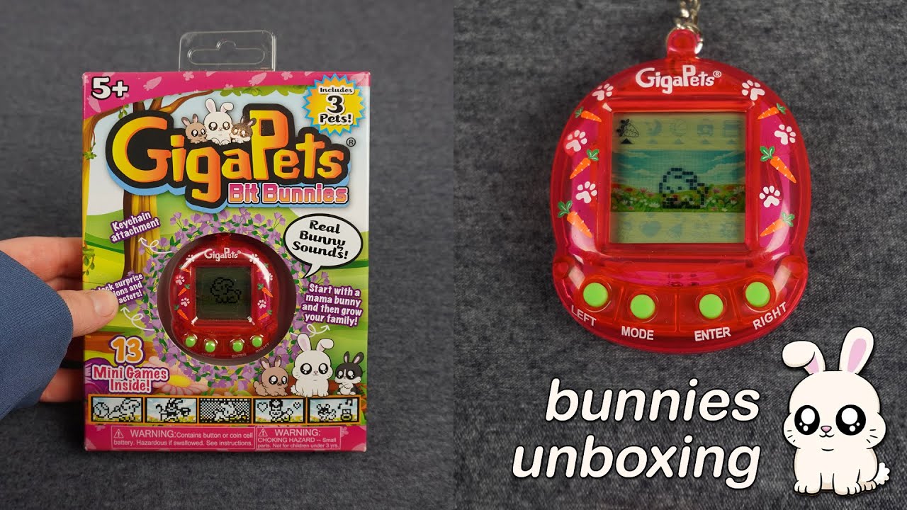 Unboxing the new GigaPets Bit Bunnies virtual pet!
