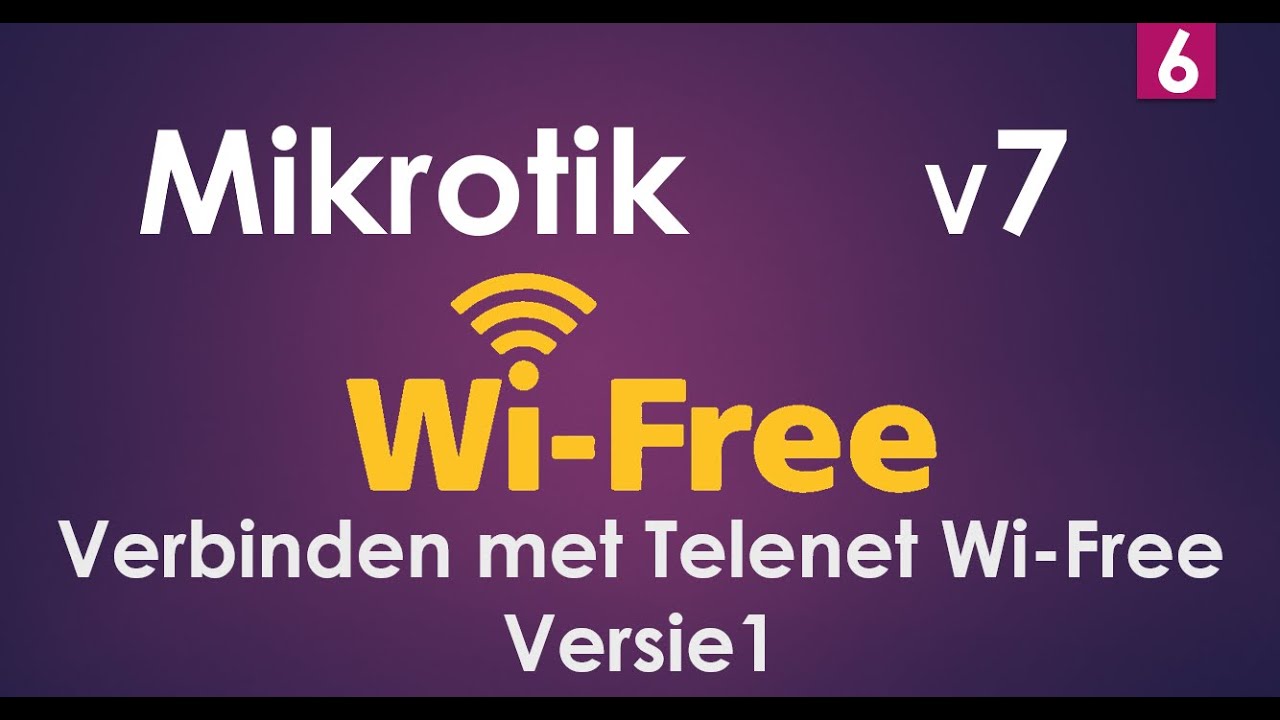 verbind met Mikrotik op Telenet Wi Free versie1