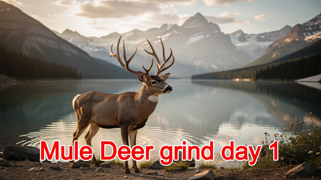 🔴Mule Deer grind day 1 🔴