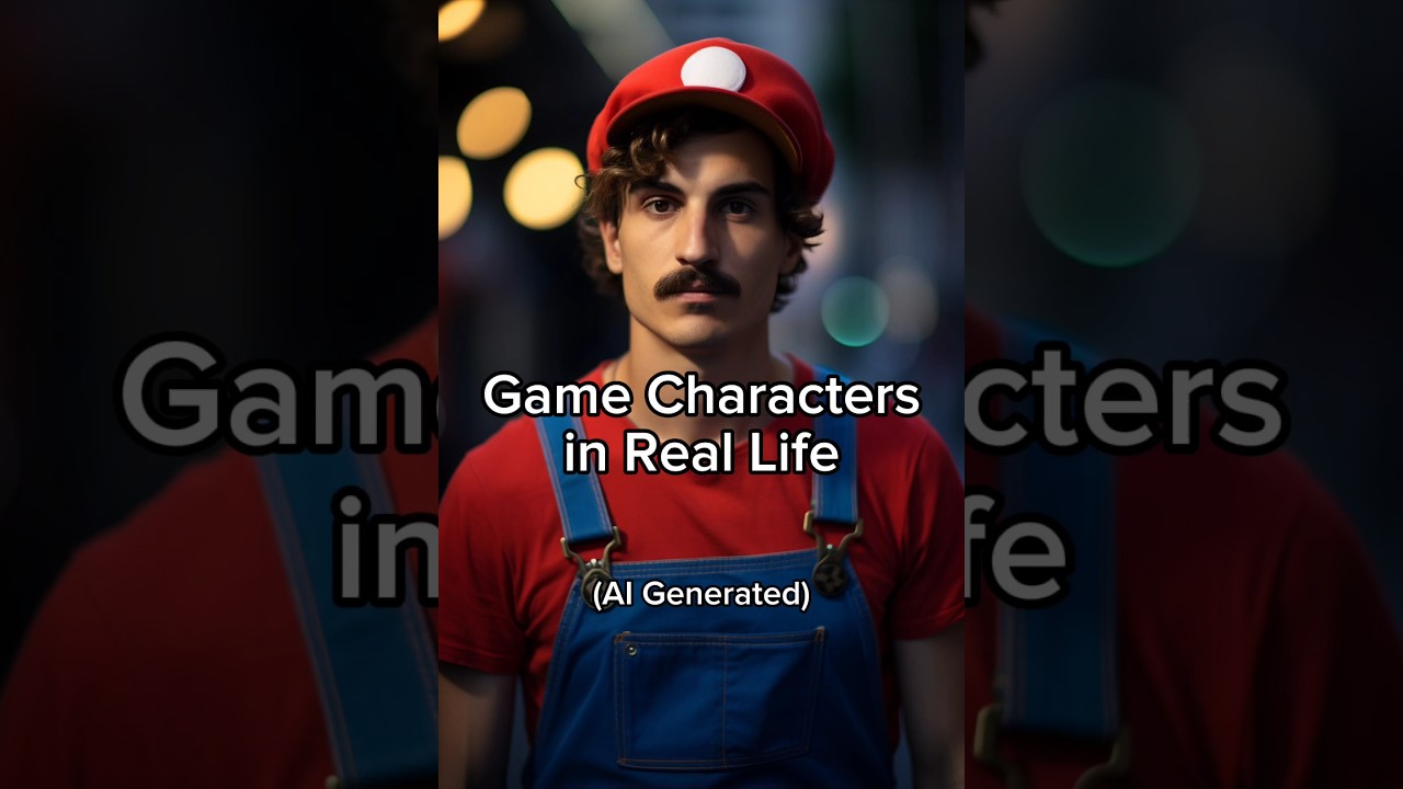 Video Game Characters in real life! #shorts #ai #aiart #midjourney #game #games #videogames