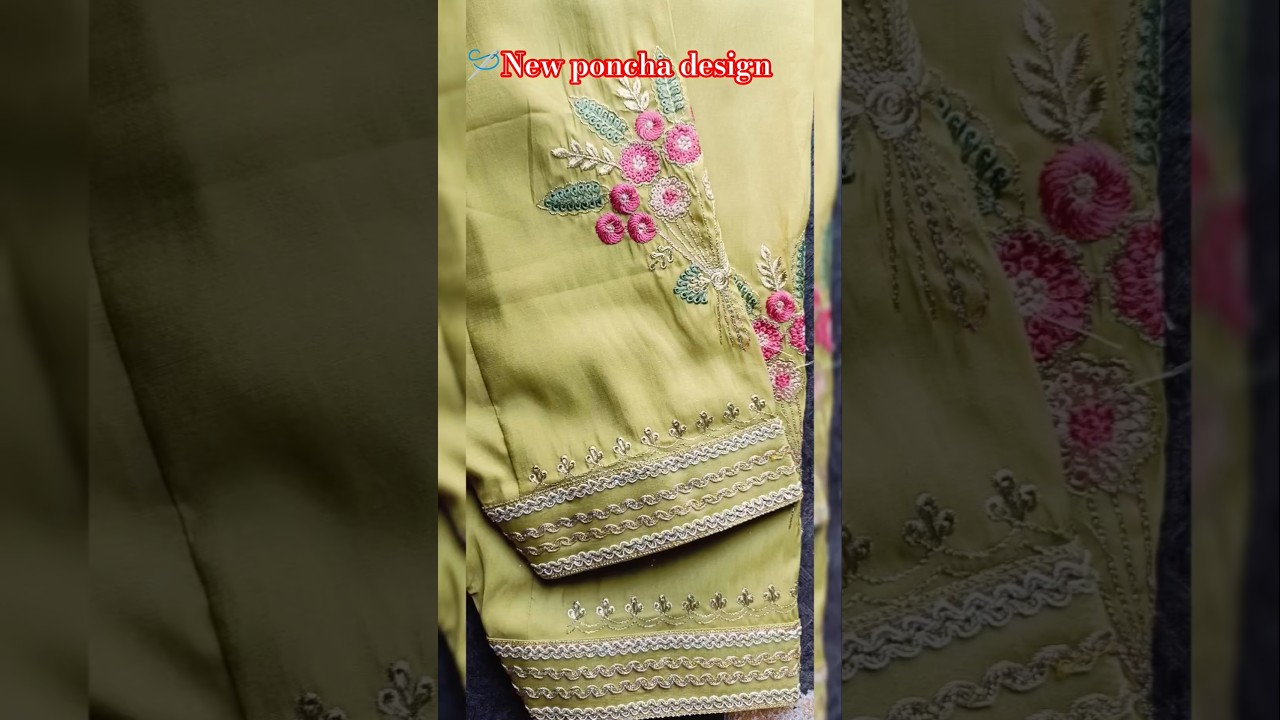 #salwar poncha design #poncha #fashion #embroidery #suit #shorts #viralshorts #trending #shortsfeed