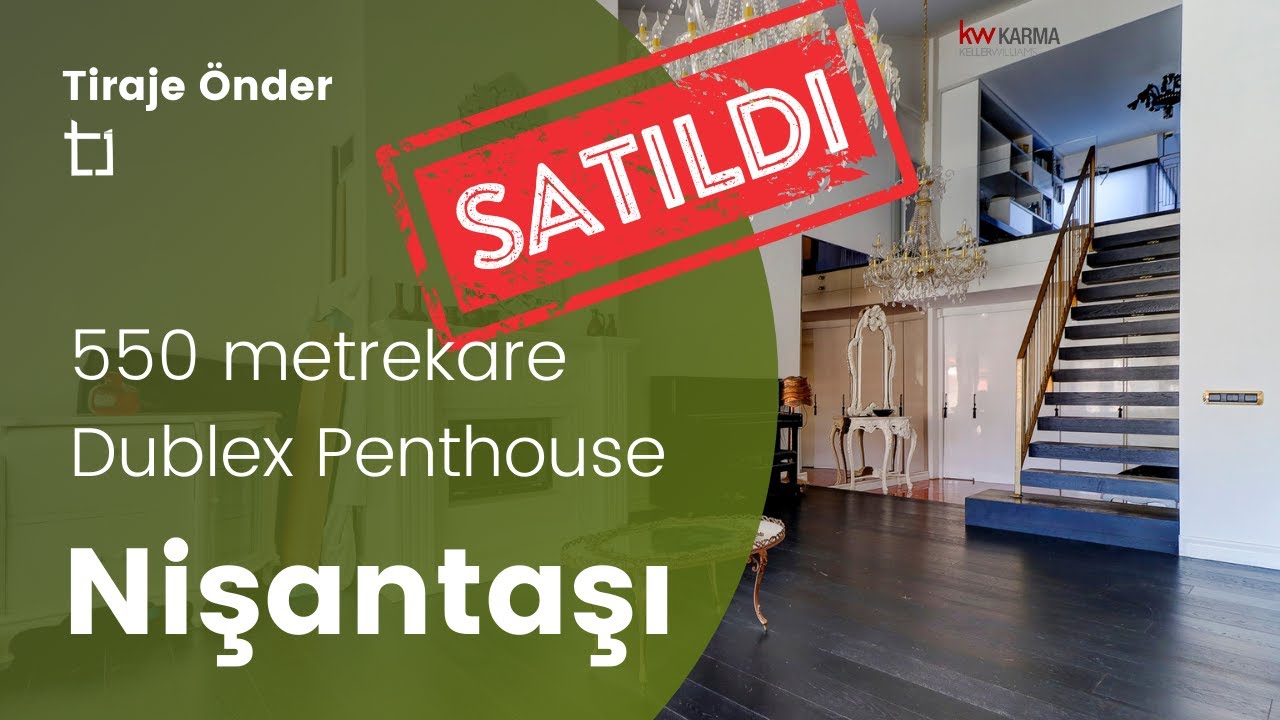 Nişantaşı'nda Teraslı 550 ㎡ Dublex Penthouse (Satıldı)