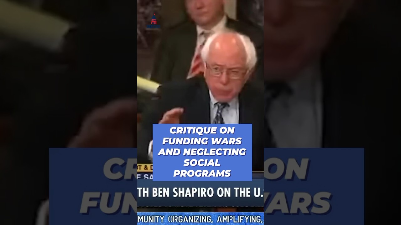 Critique on funding wars and neglecting social programs #new #news #usa #worldnews #politics #human