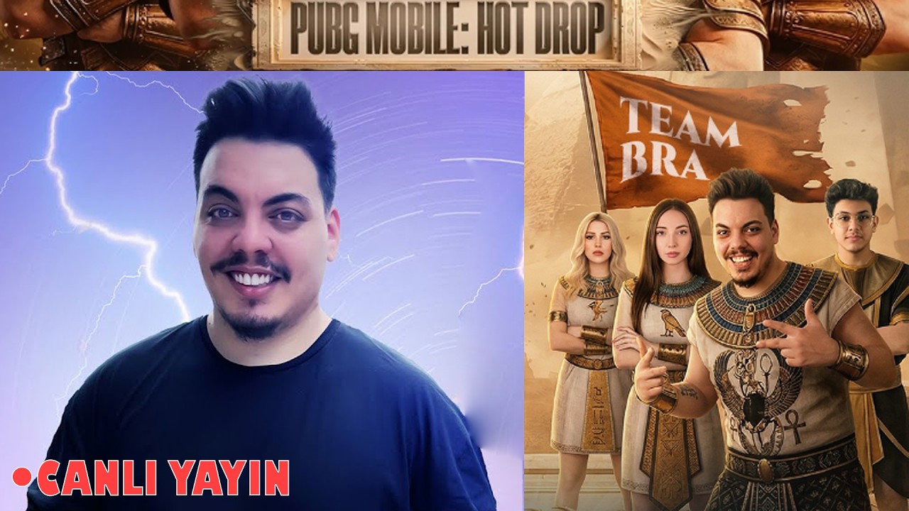 YAYINCILAR ARASI HOT DROP TURNUVASI - BRA TEAM Pubg Mobile