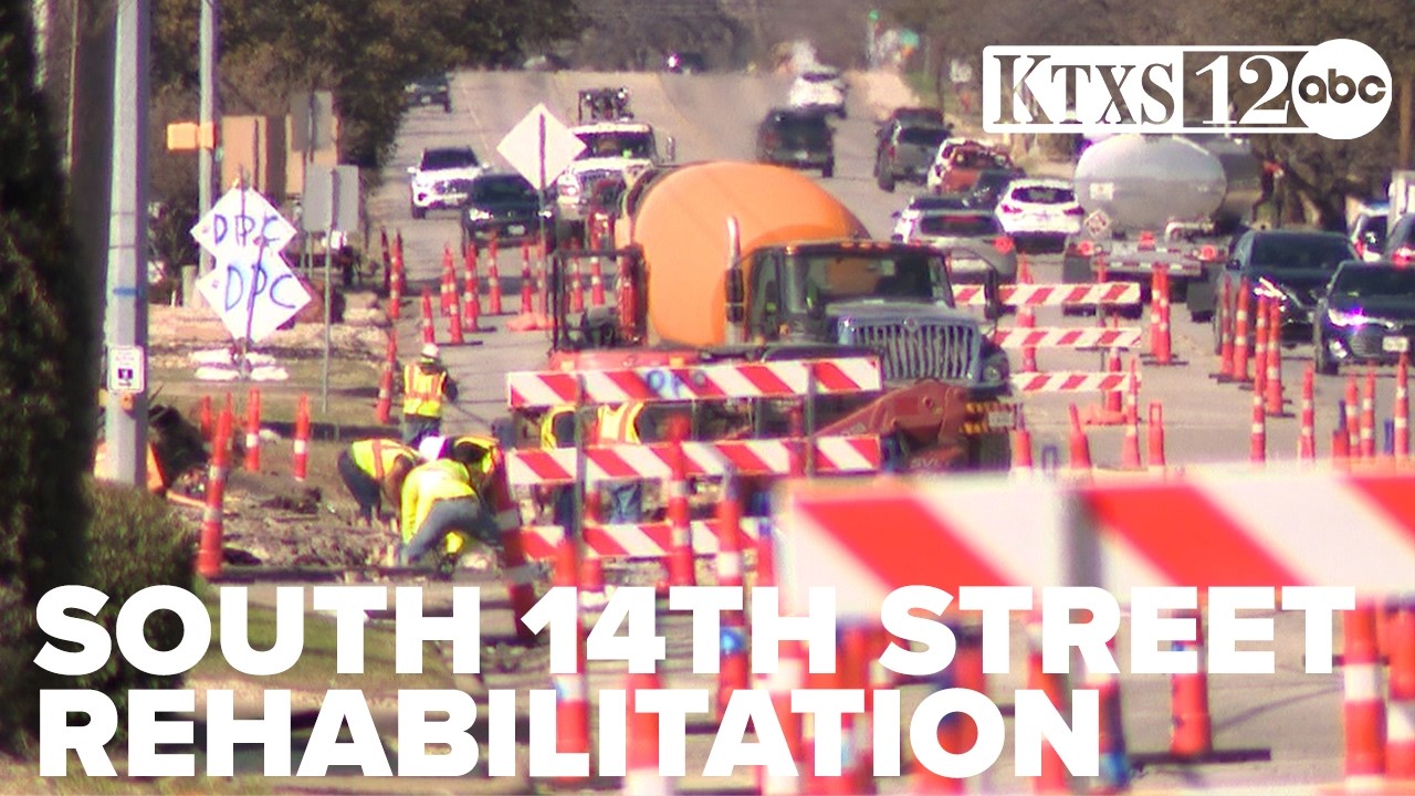 Abilene starts South 14th Street rehabilitation project, urges drivers to follow detours