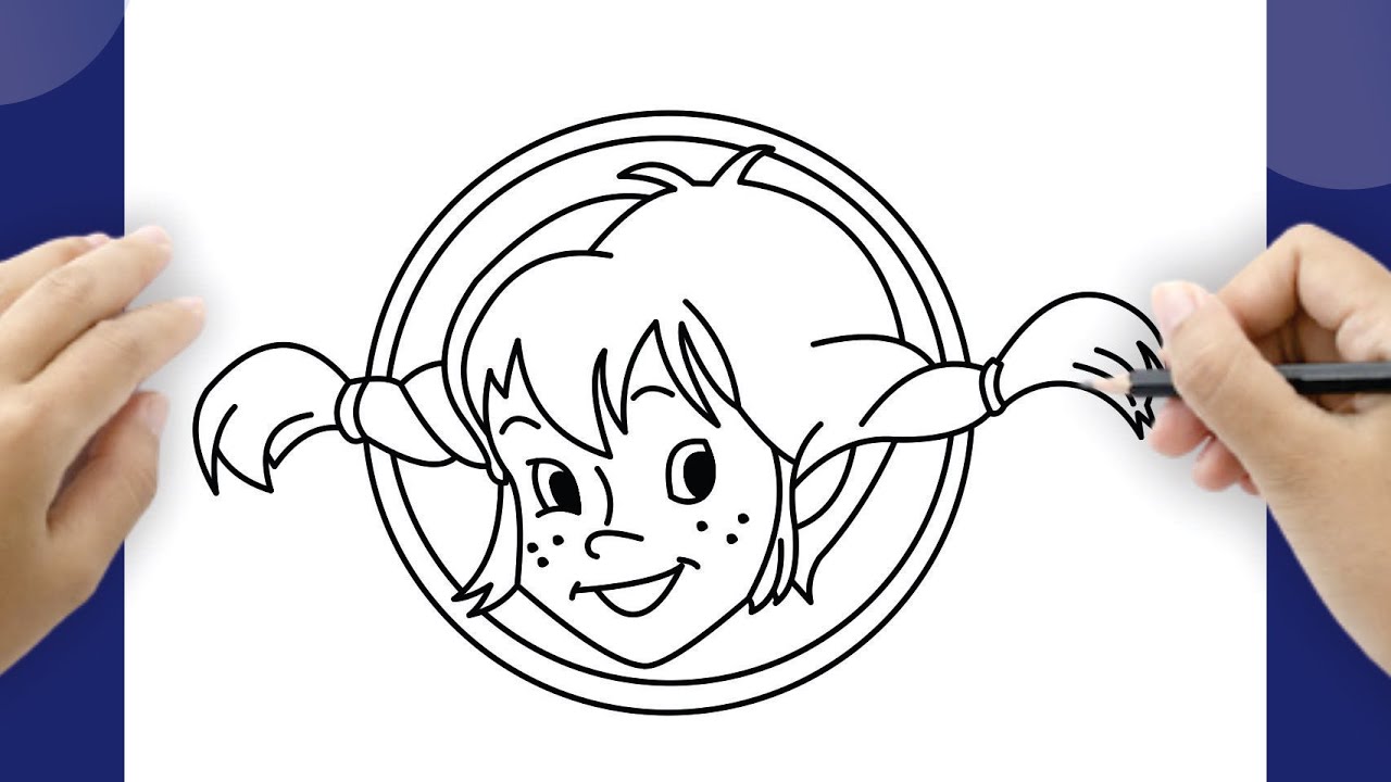 Hur man ritar Pippi Långstrump – Enkel steg-för-steg-guide