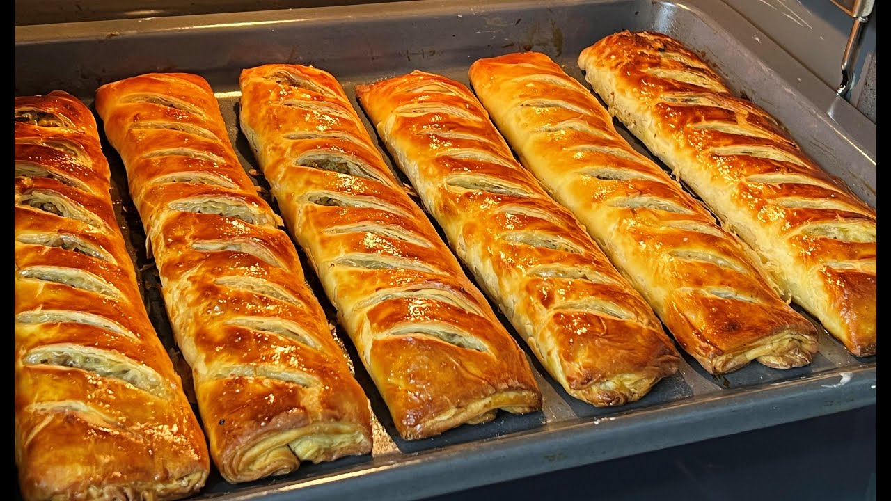300 г мяса и 3 стакана муки Вкуснятина на ужин Вместо Пирожков Пирогов из того что есть в любом доме