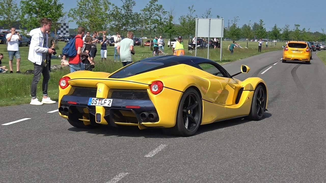 Ferrari LaFerrari FLATOUT on Track!! Revs & Accelerations!