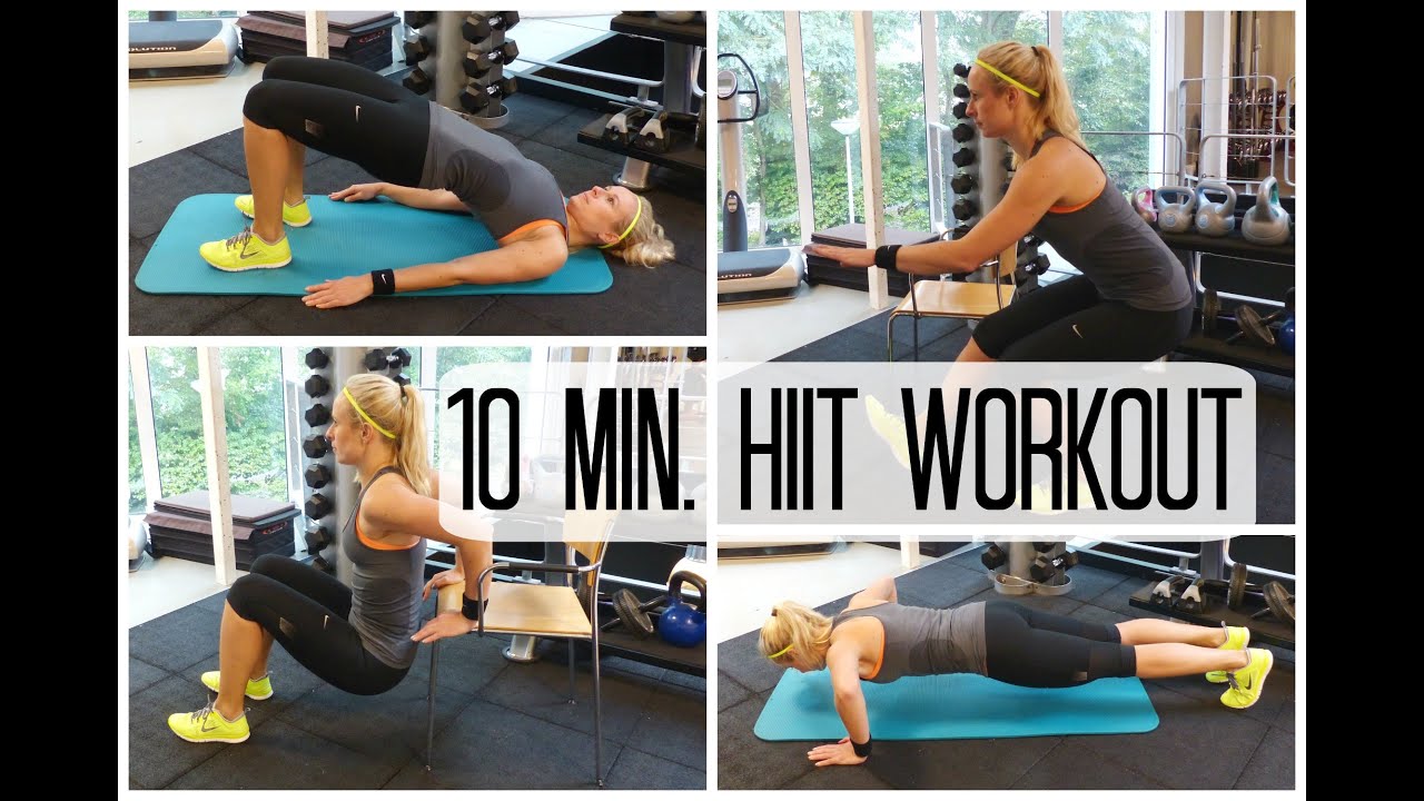 10 min.  HIIT Workout - Hele lichaam, iedere dag!