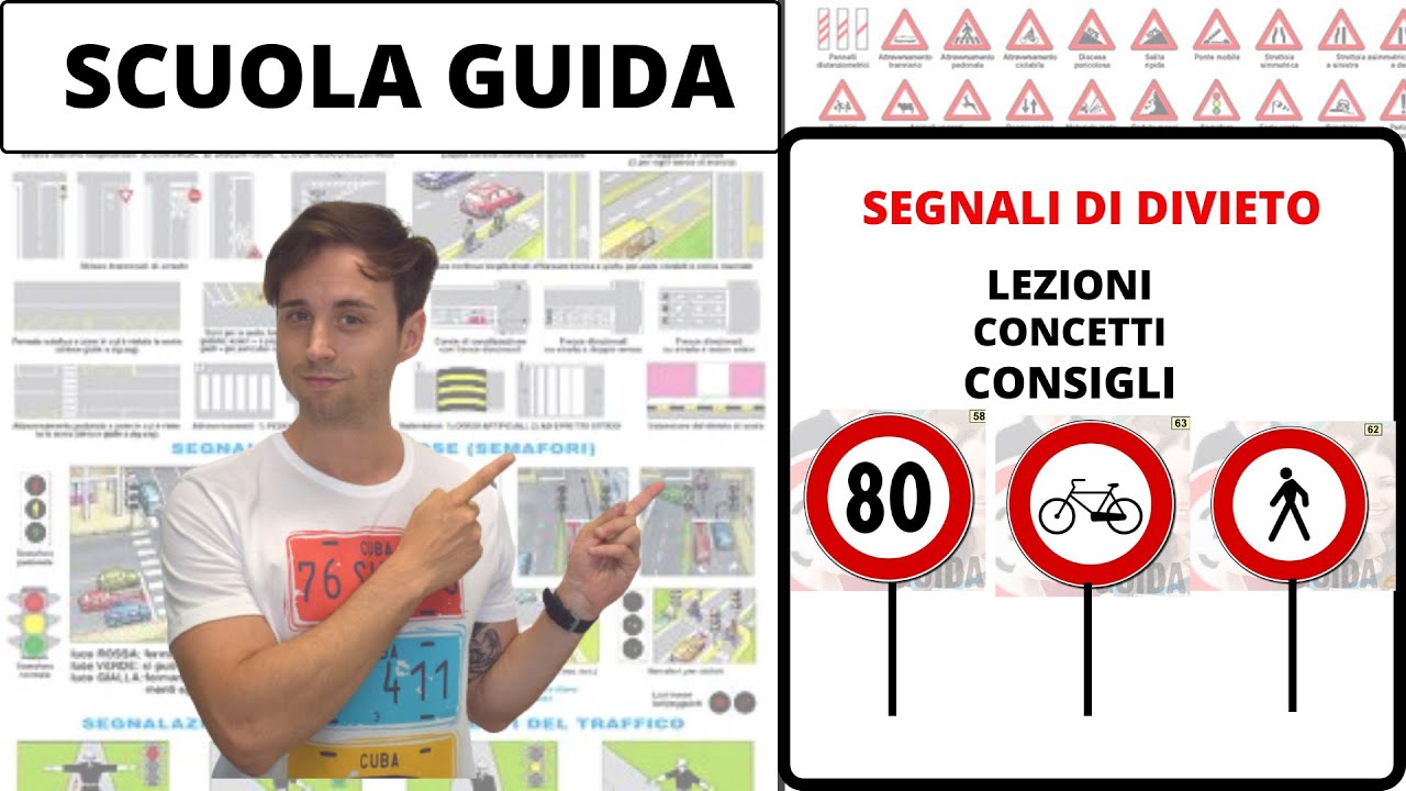 Segnali di divieto - autoscuola serena scuola guida patente B