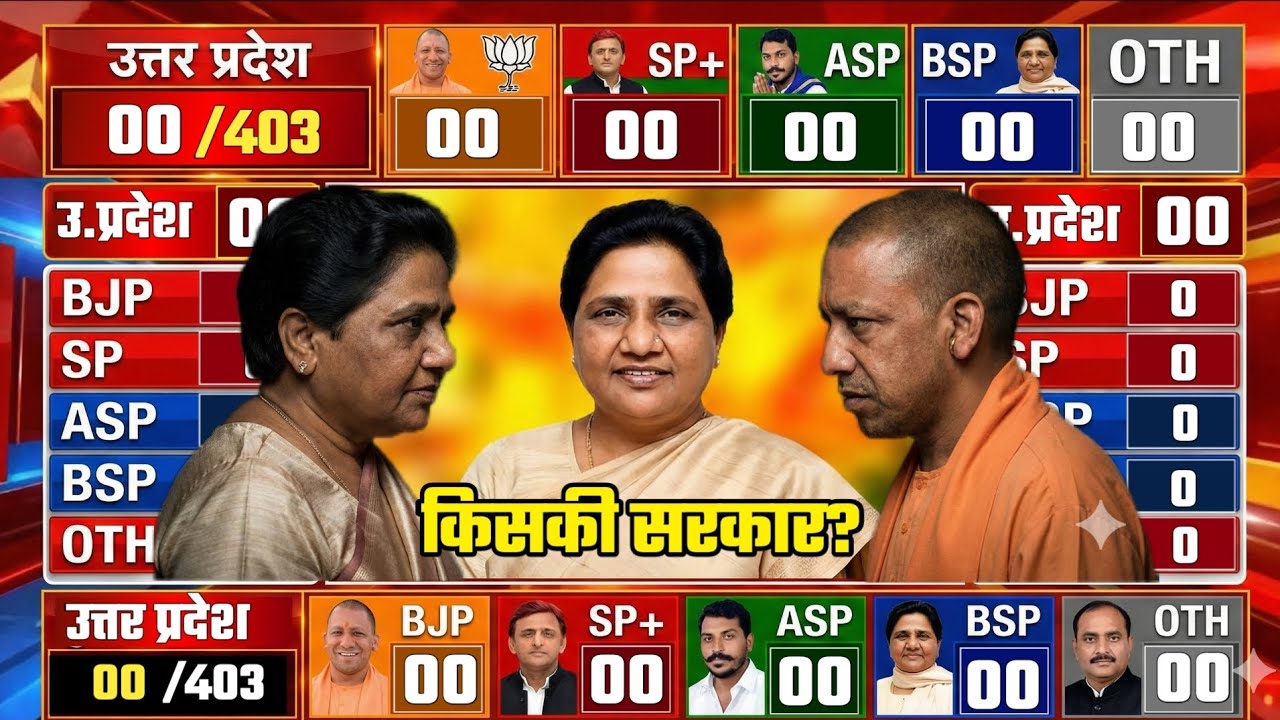 Utter Pradesh Assembly Election Opinion Poll|UP Chunav Exit Poll 2027|Owaisi, Mayawati BJP, Congress