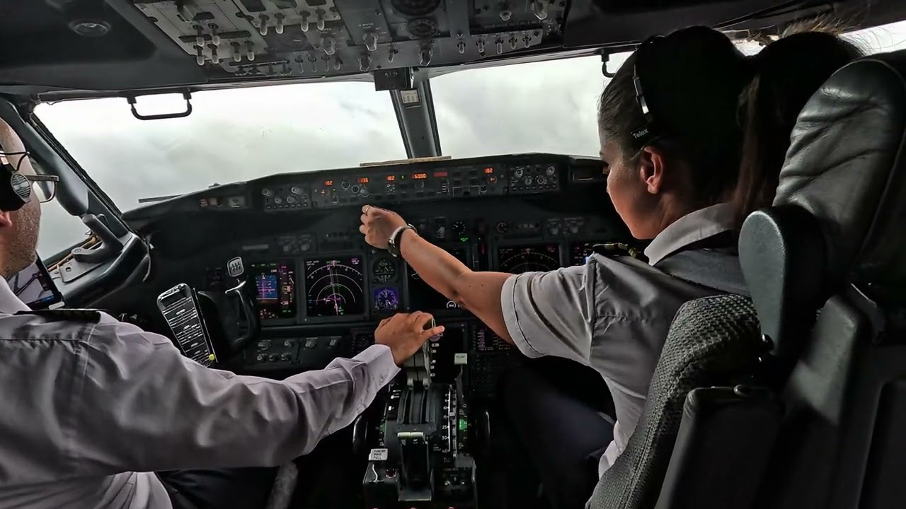 Boeing 737 Stunning Takeoff From Amsterdam Cockpit View | Life of an Airline Pilot | GoPro 12