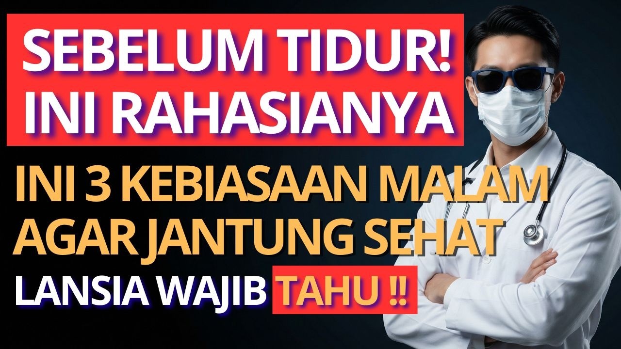 3 Kebiasaan Sebelum Tidur yang Bikin Jantung Lansia Lebih Kuat (Nomor 3 Paling Sering Diabaikan)