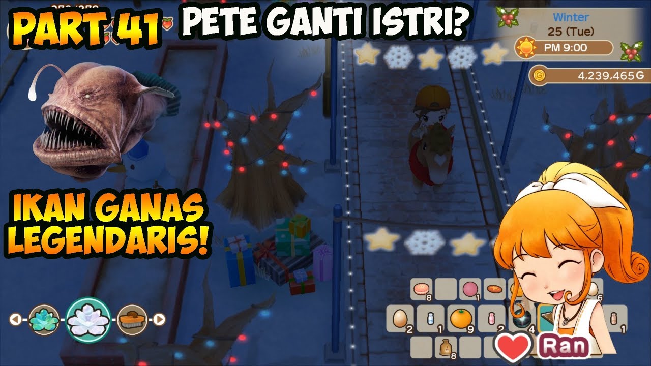 Indahnya Malam Saat Winter Starlight! Harvest Moon REMAKE Part 41