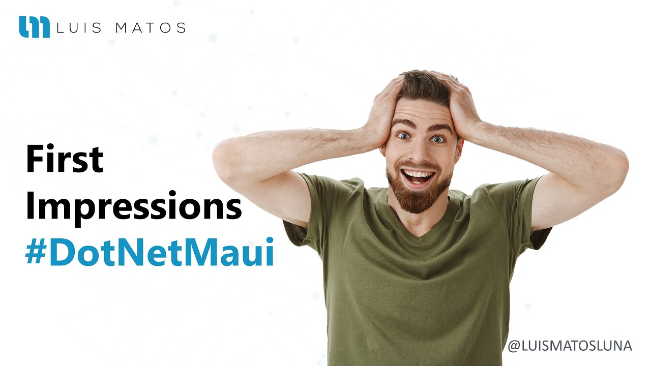 Primeras impresiones con #DotnetMAUI
