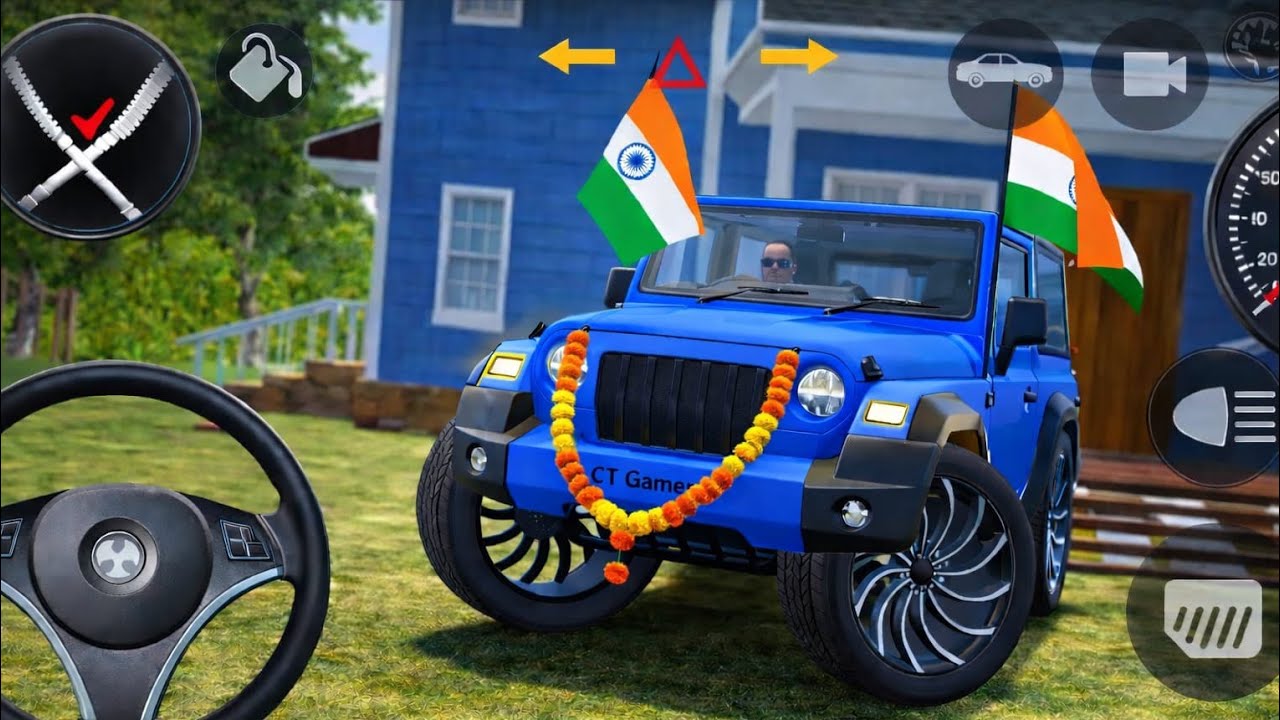Modified Mahindra Thar😈Games:Indian Green Thar (Gadi Wala Games) Car Game Android Game - #2026