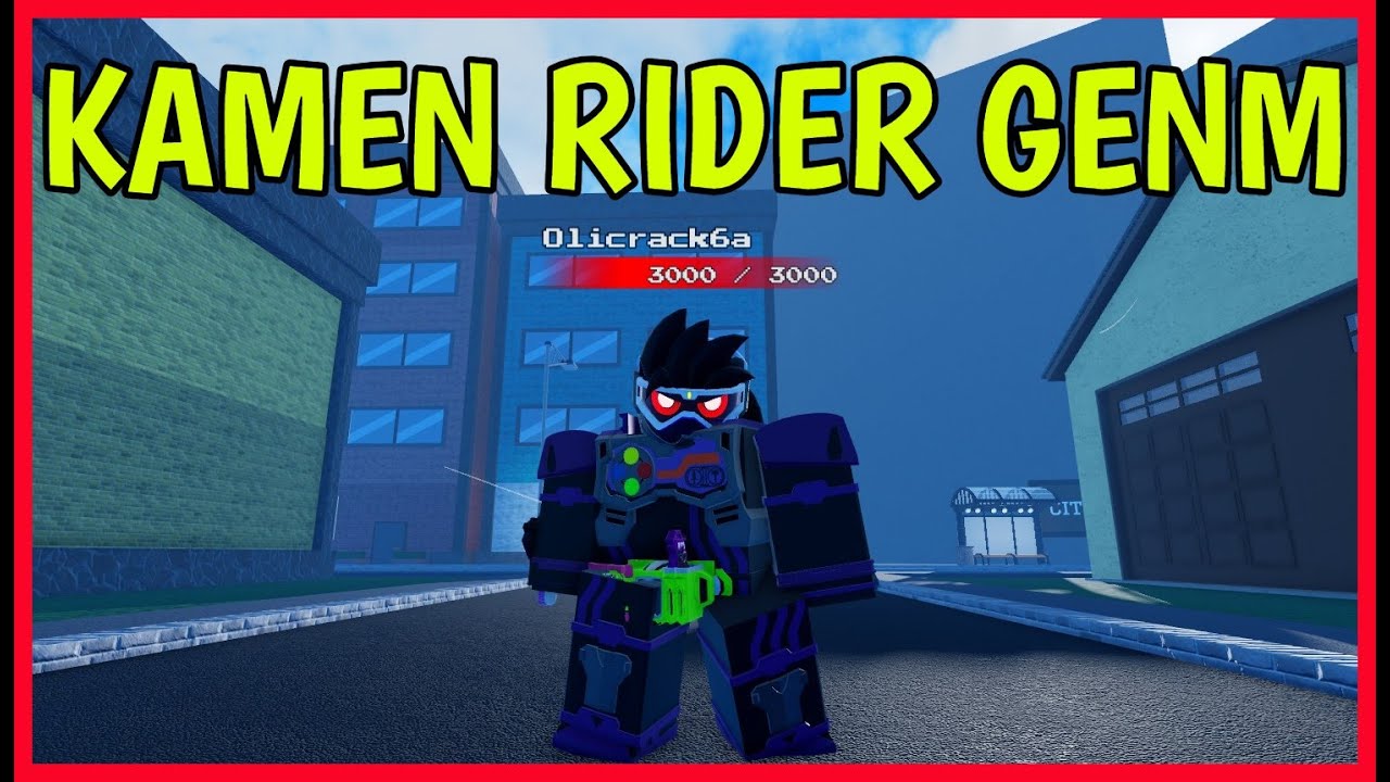 How to get KAMEN RIDER GENM in RIDER TIME Roblox