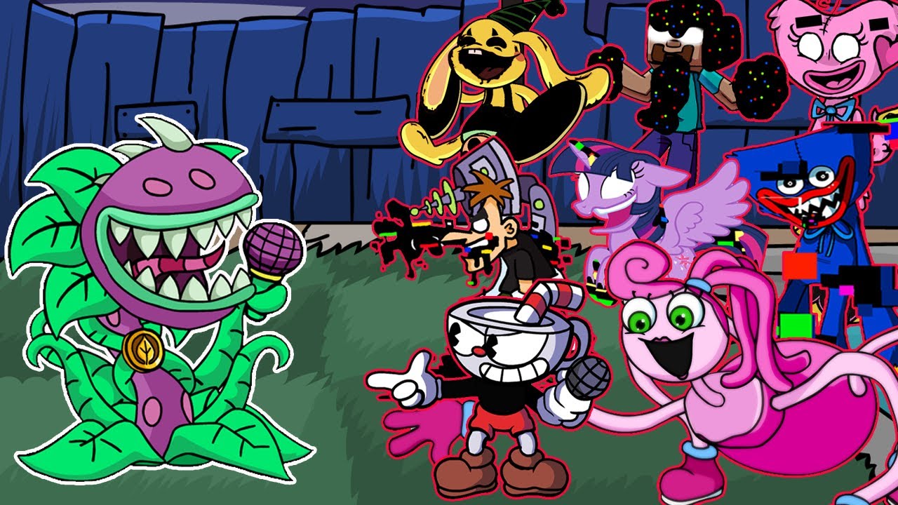 FNF - Lunar Grains But All Pibby Characters Sings It 🎤 (Every Turn a Different Character Sings)