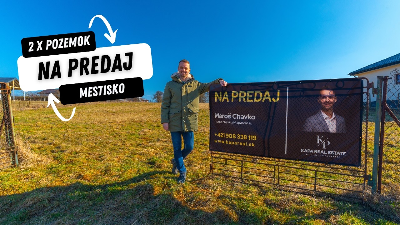 2x pozemok na predaj, obec Mestisko, okres Svidník