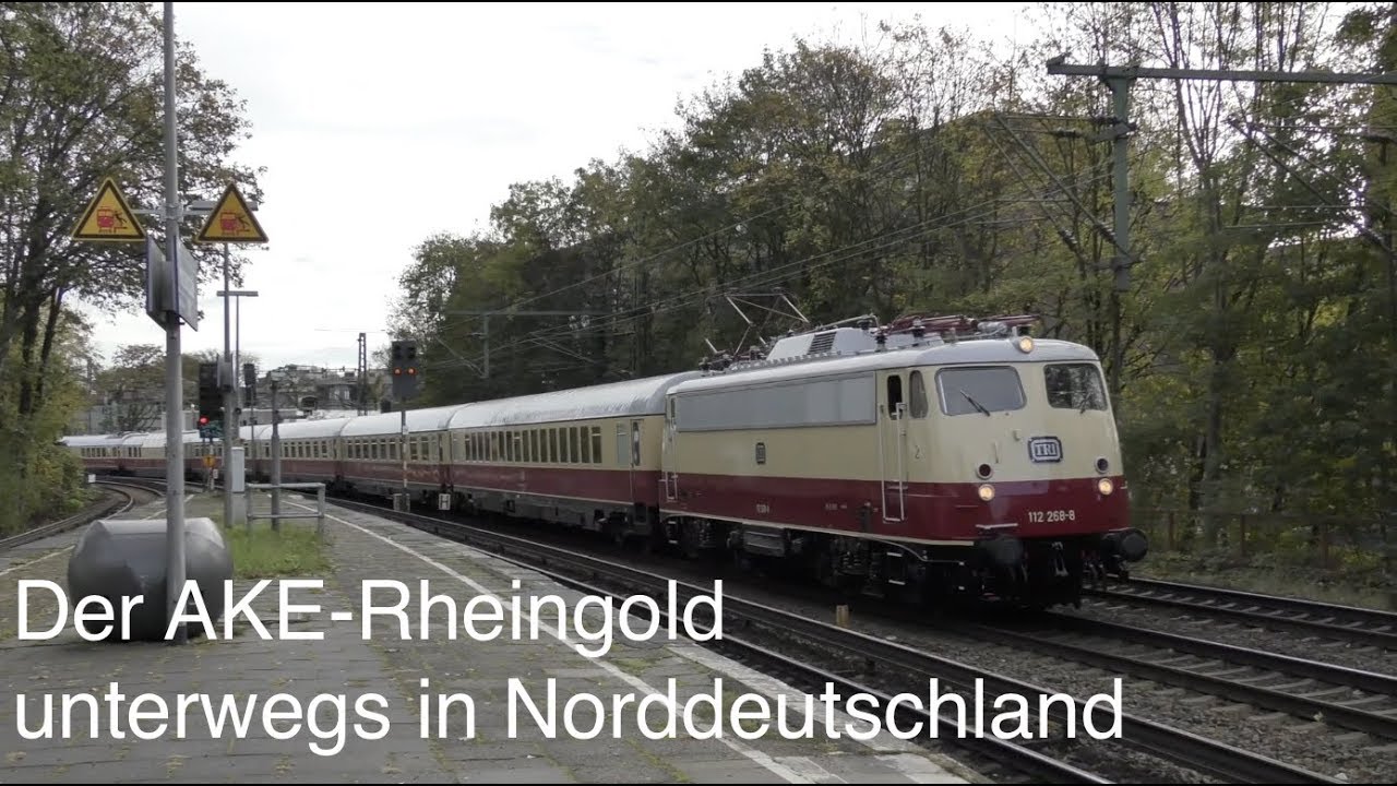 Der AKE-Rheingold unterwegs in Norddeutschland.