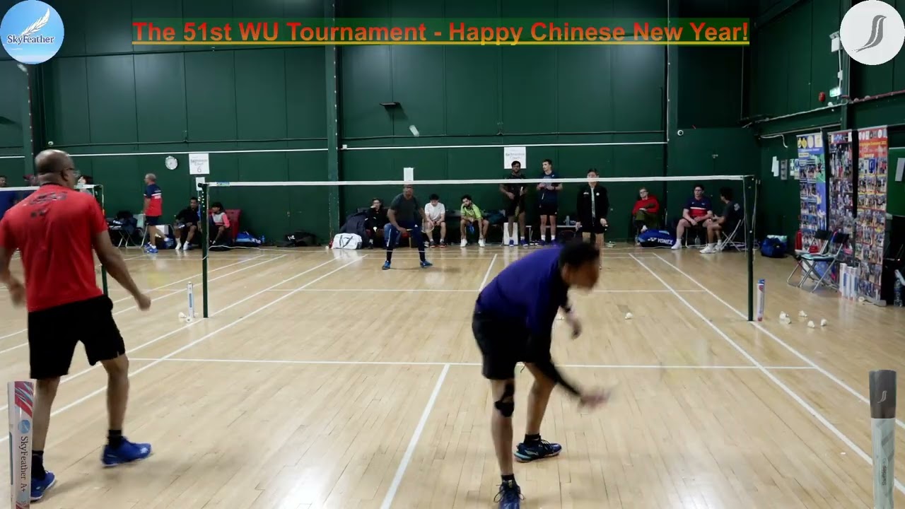 51st Swifties SkyFeather WU badminton tournament court 5